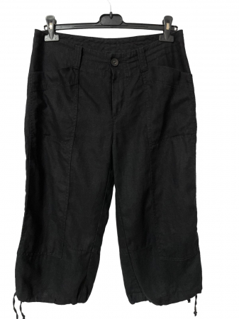 Pantaloni scurti - Ros pantaloni din in 3/4                      L