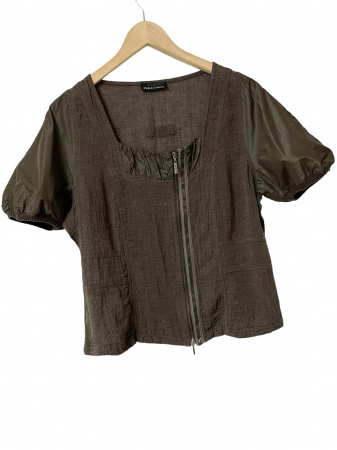Carla du Nord set bluza si fusta din in                M/40 [2]