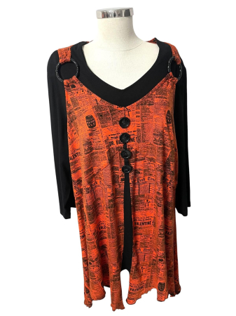 Bluze/Topuri - Bluza asimetrica                            3-4XL