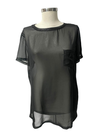 Femei - Amy Vermont bluza lucioasa transparenta                       L