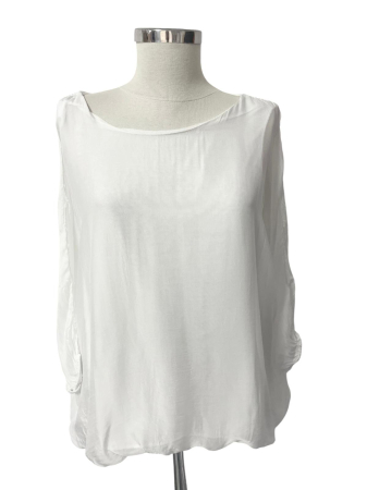 Bluze/Topuri - Bluza amestec vascoza si matase                    L