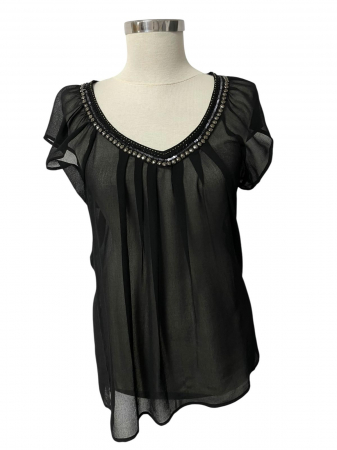 Bluze/Topuri - Only bluza transparenta                           M