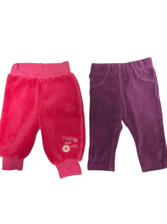 Pantaloni - Set 2 pantaloni fete                         62/68