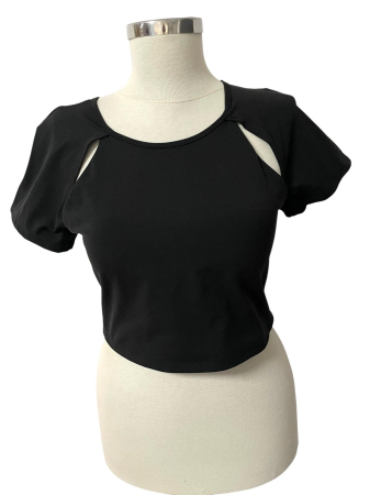 Femei - Tricou cu bustiera                        S