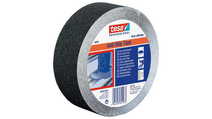 Banda adeziva antiderapanta neagra 15m x 50mm, Tesa 60950 [2]