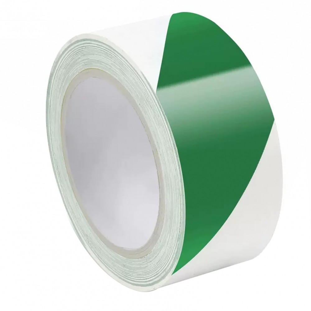 banda adeziva marcare alb/verde lata de 5cm [1]