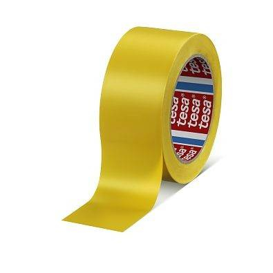 Tesa 60760 Banda marcare pardoseli industriale, 50mm x 33m, galbena [1]