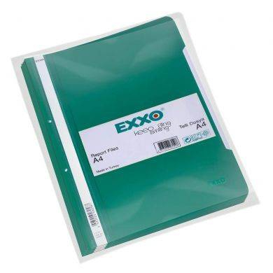 Dosar plastic A4 culoare verde, fata transparenta, spate verde, capacitate 200 coli. [1]