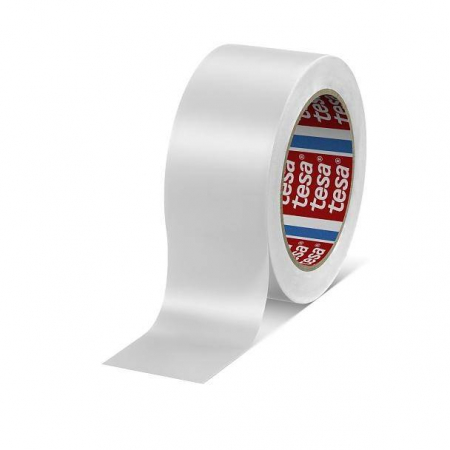 Banda adeziva marcare 50 mm - Banda adeziva marcare 50mm x 33m, alba, Tesa 60760