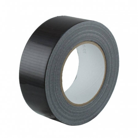Banda adeziva cu insertie - Banda adeziva textila 48mm x 25m, neagra, Bedax