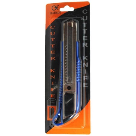 Cuttere si foarfece - Cutter mare din plastic cu sina metalica la 2,50 lei