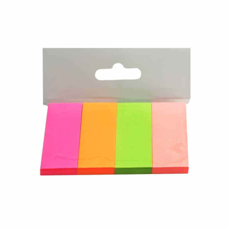 Postit si indecsi - Index adeziv hartie 20 x 50mm, 4 culori/set