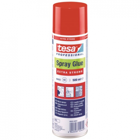 Benzi dublu adezive - Spray Tesa cu adeziv lipit plafon auto