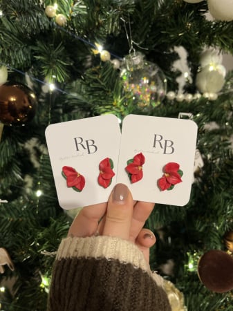 Holly Jolly - Cercei Crăciunițe Sclipitoare