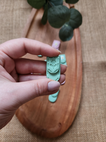 Soft Romance - Semne de carte Mini Pastel | Handmade lut polimeric