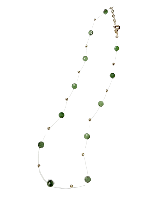 Lantisor cu bile din Aur si Zoisit Royalstone [1]
