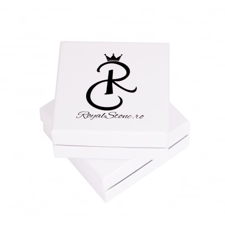 Bratara din Aur si Zirconiu albastru, cu inchizatoare Royalstone, marime 18 cm cu 2 cm prelungire [2]