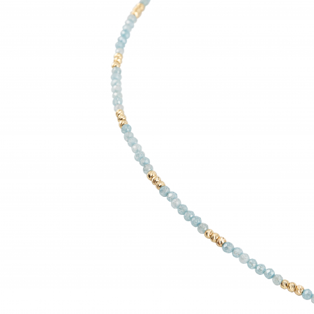 Lantisor cu bile de Aur si Zirconiu Ice Royalstone [1]