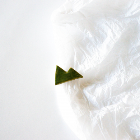 BROȘE - Broșă - Cu dor de munte(verde/fără zăpadă)