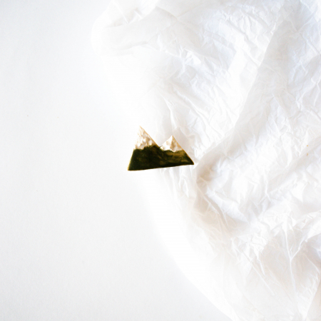 BROȘE - Broșă - Cu dor de munte(verde/cu zăpadă)