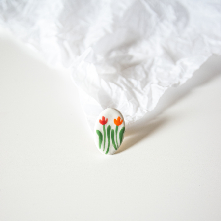 BROȘE - Broșă cu lalele