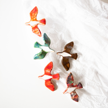 Broșă - Pasărea de vis(multicolor) [3]