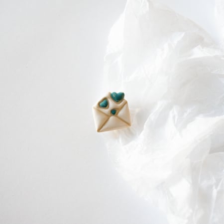 BROȘE - Broșă - Send love(albastră)