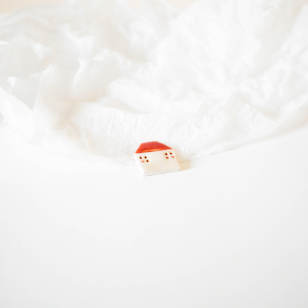 Broșă - Te aștept acasă(roșie) [2]