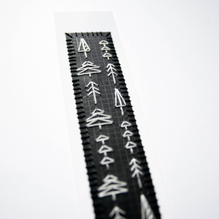 Semn de carte - Alb Împărat brodat [1]