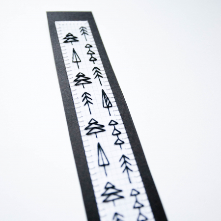 Semn de carte - Negru Împărat brodat [1]