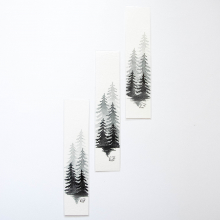 Semn de carte - Negru Împărat pictat [2]