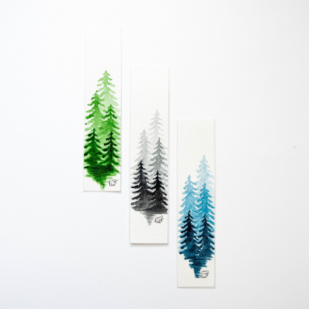 Semn de carte - Negru Împărat pictat [3]