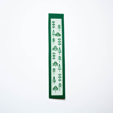 SEMNE DE CARTE - Semn de carte - Verde Împărat brodat