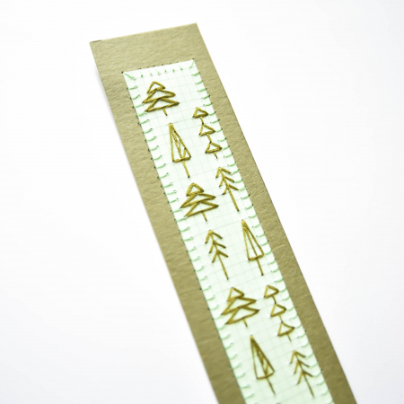 Semn De Carte - Verde Împărat Brodat(verde pastel) [1]