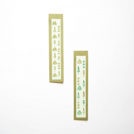 Semn De Carte - Verde Împărat Brodat(verde pastel) [3]