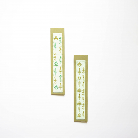 Semn De Carte - Verde Împărat Brodat(verde&verde pastel) [3]