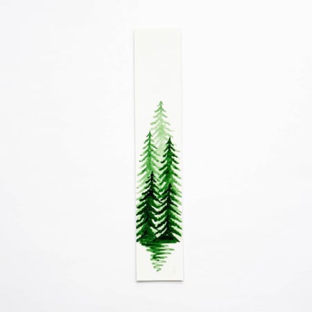 SEMNE DE CARTE - Semn de carte - Verde Împărat pictat