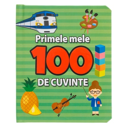 Copii - Carte Cartonata "Primele mele 100 de Cuvinte"