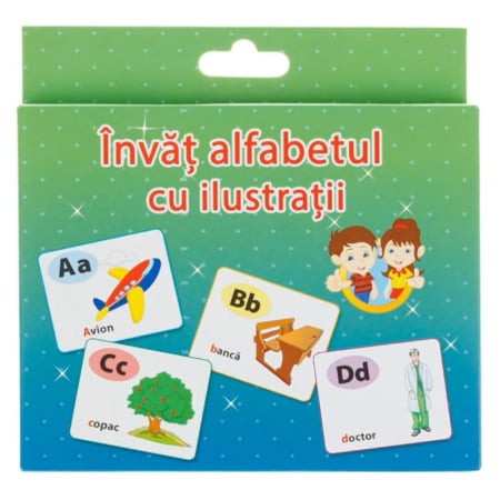 Fictiune - Cartonase Educative Alfabetul cu Imagini
