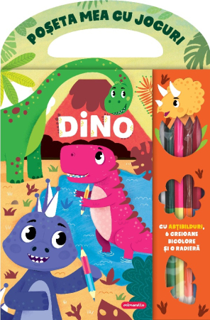 Copii - Dino. Poșeta mea cu jocuri