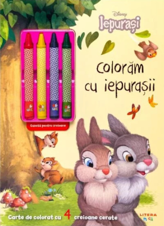 Copii - Disney. Iepurași. Colorăm cu iepurașii