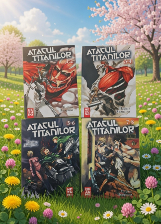 Copii - Pachet Atacul Titanilor 4 vol. Omnibus (vol 1-8)