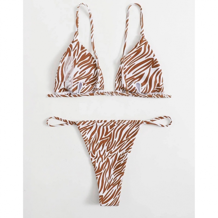 Brown&White Bikini [2]
