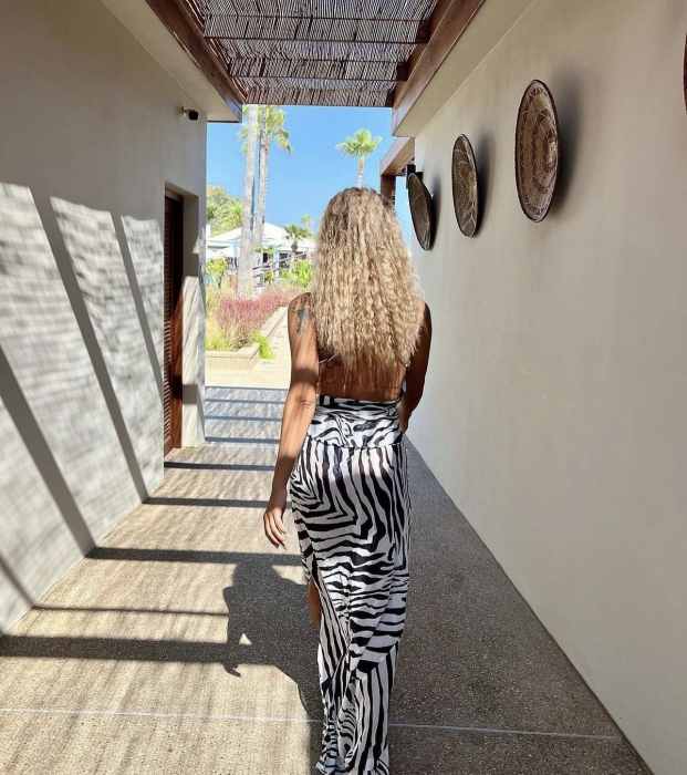 Zebra Beach Dress [2]