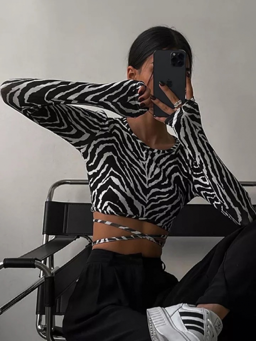Zebra Print Top [1]