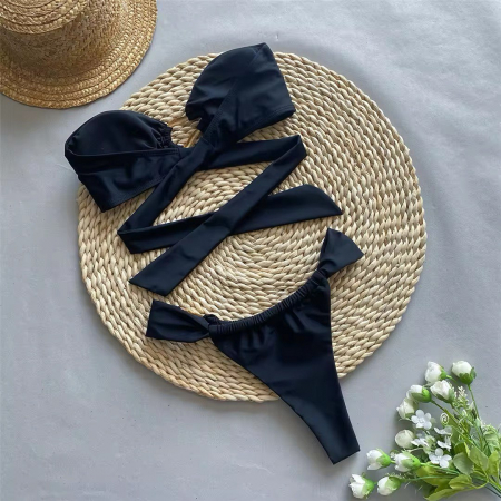 Costum de baie 2 piese negru Bryony [8]