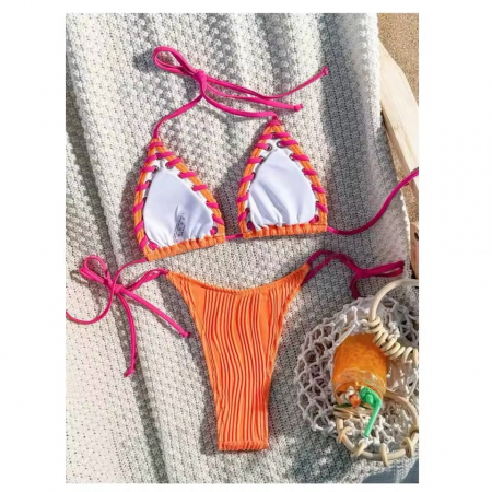 Costum de baie 2 piese orange Zanyah [7]