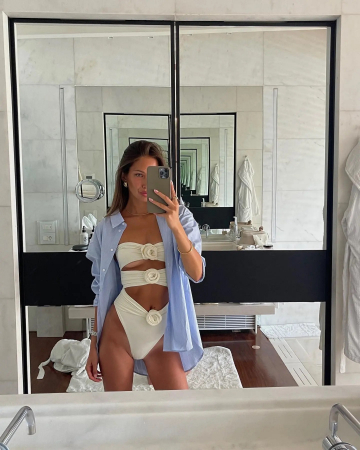 Costum de baie 3 piese ivoire Anne [6]