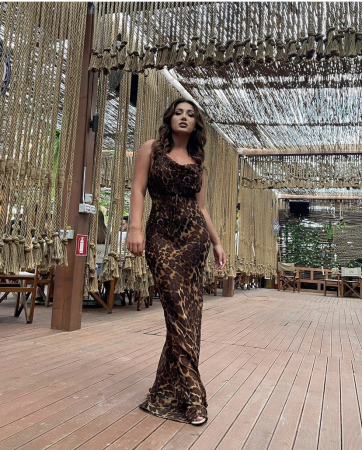 Leopard Beach Dress [5]