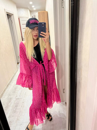 Rochie de plaja Pink [7]